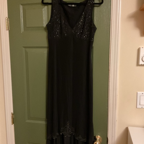 CDC signature collection evening dress cocktail dress size 8 midi length - Picture 1 of 8